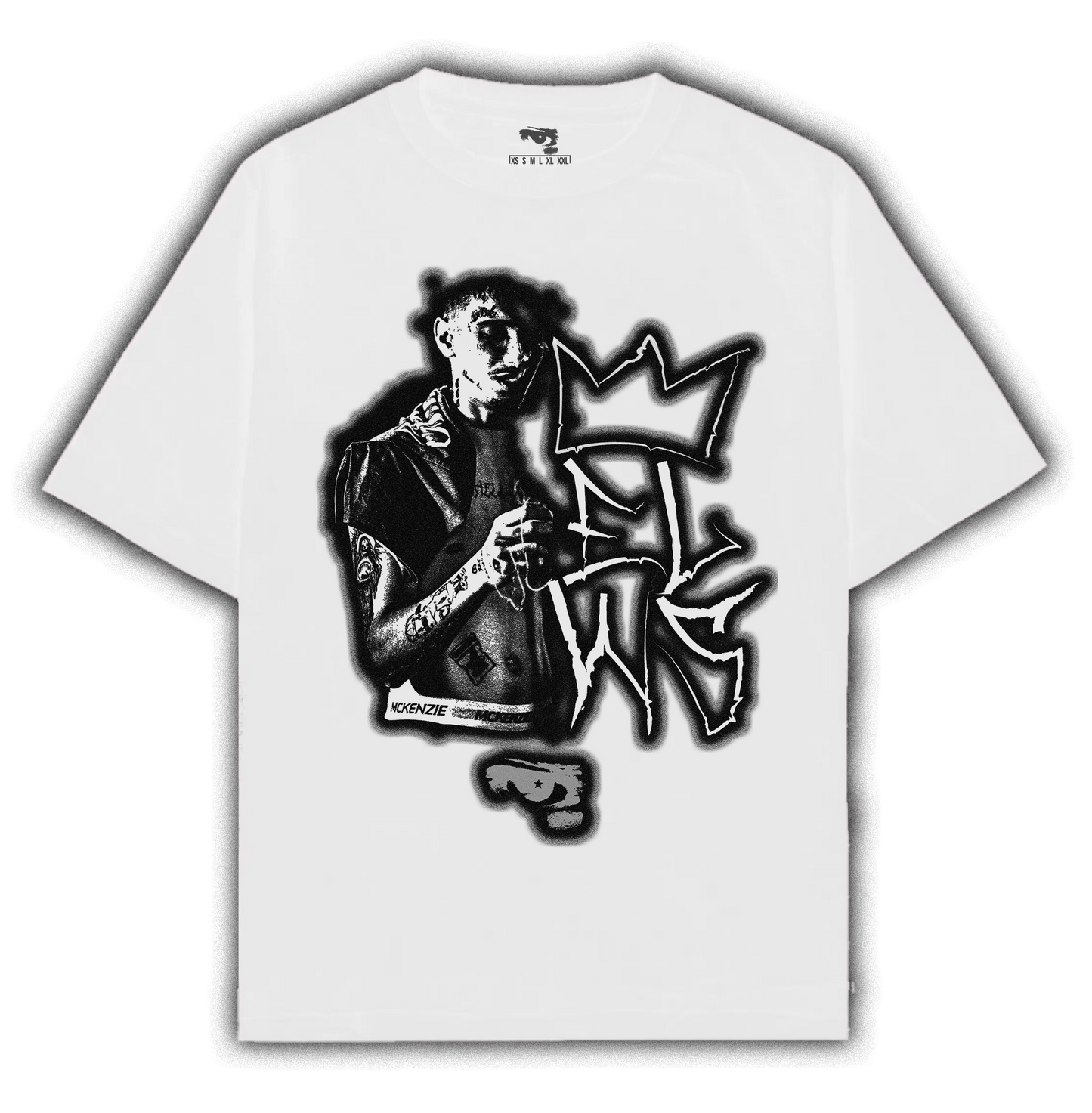 OVERSIZED EL WS TEE (WHITE)