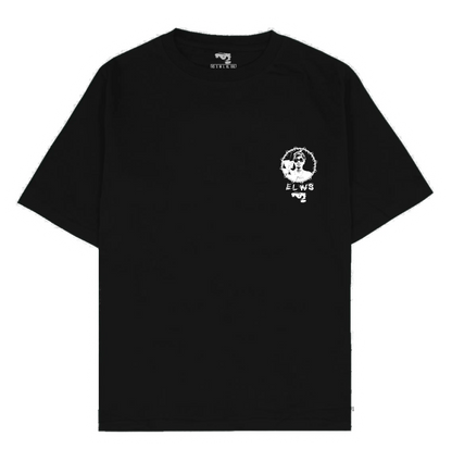 OVERSIZED EL WS CARD TEE (BLACK)